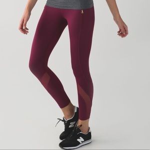 Rare Lululemon Inspire Tight II Dashing purple